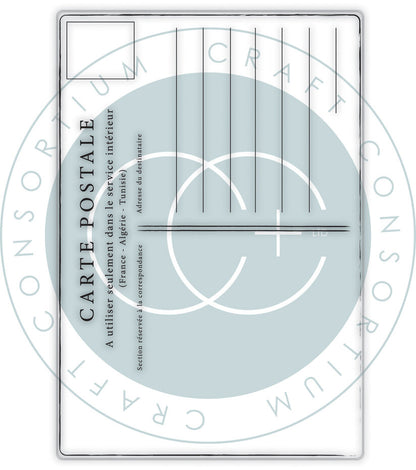 Craft Consortium - Stamp Set Postcard A6