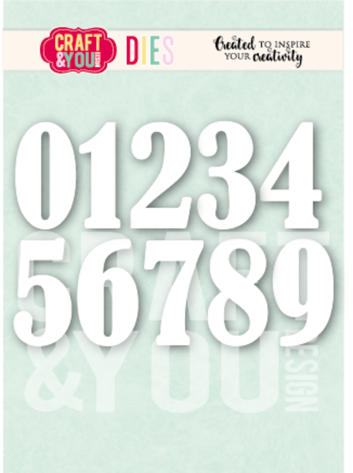 Craft & You Design - Numbers Dies