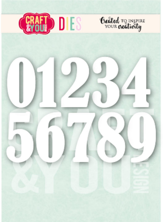Craft & You Design - Numbers Dies