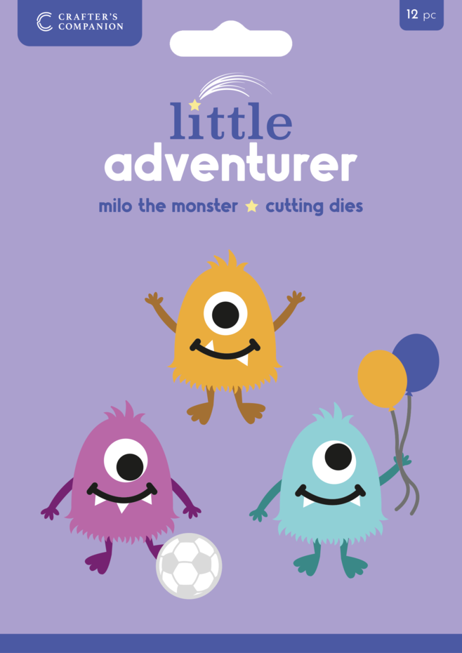 Crafter's Companion - Little Adventurer Metal Die Set Milo the Monster