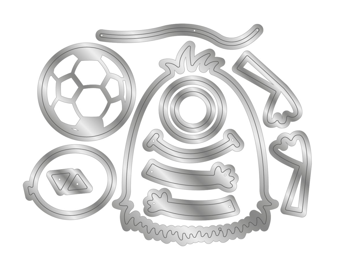 Crafter's Companion - Little Adventurer Metal Die Set Milo the Monster