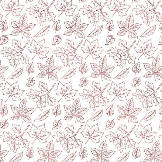 Crafter's Companion - Luxury Foiled Acetate Pumpkin Spice Season Leaves 8x8" (1pc)