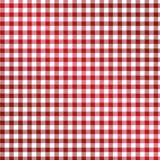 Crafter's Companion - Luxury Foiled Acetate Pumpkin Spice Season Gingham 8x8" (1pc)