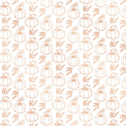 Crafter's Companion - Luxury Foiled Acetate Pumpkin Spice Season Pumpkin 8x8" (1pc)