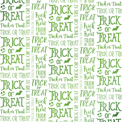Crafter's Companion - Luxury Foiled Acetate Trick Or Treat Text 8x8" (1pc)