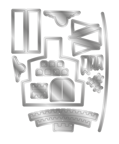 Crafter's Companion - Sparkle and Sass Metal Die Set Fairyland Dream Castle