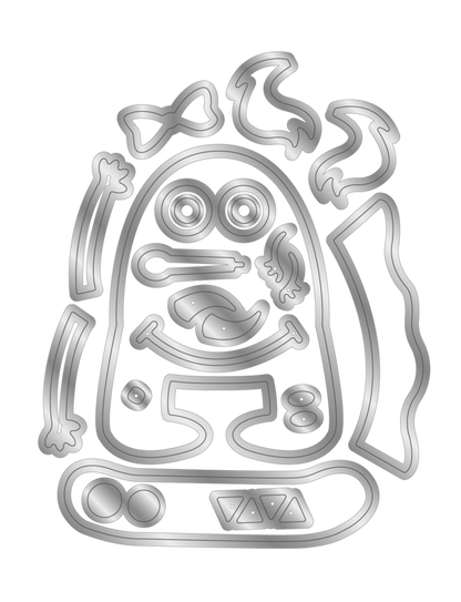 Crafter's Companion - Sparkle and Sass Metal Die Set Missy the Monster
