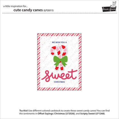 Lawn Fawn - Cute Candy Canes