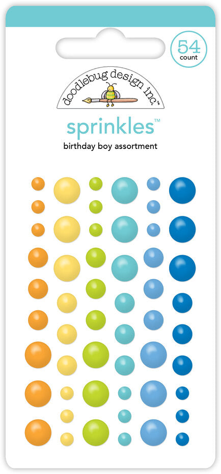Doodlebug Design Balloons & Banners Assortment Sprinkles Birthday Boy (9176)