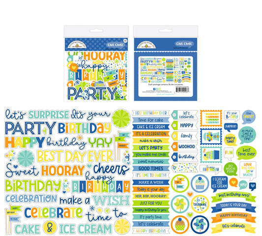 Doodlebug Design Balloons & Banners Chit Chat (9203)