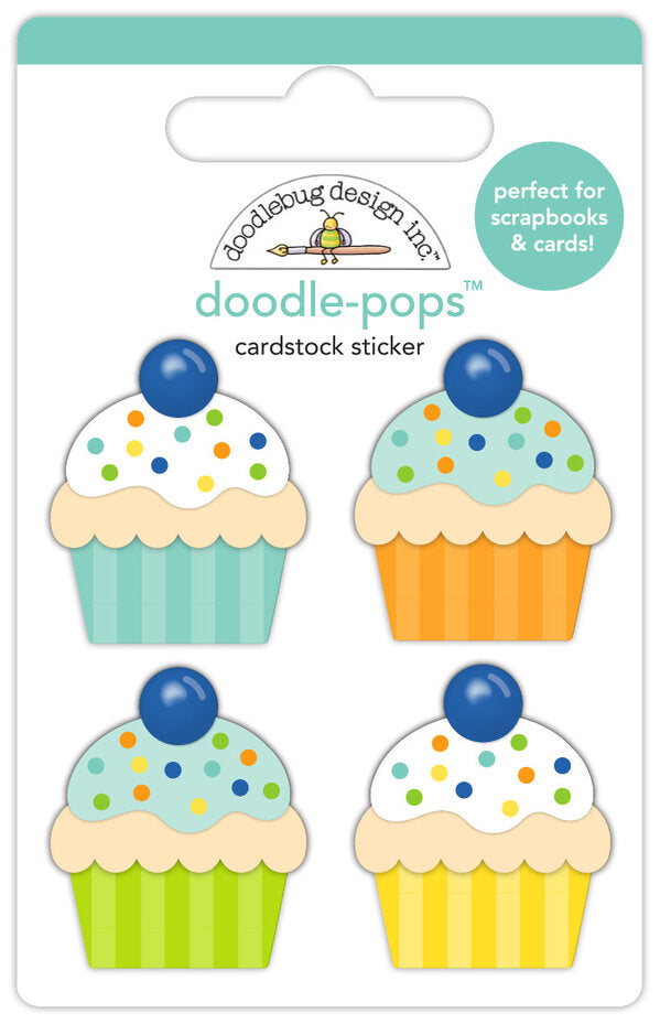 Doodlebug Design Balloons & Banners Doodle-Pops Sweet Cakes (9184)
