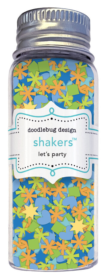 Doodlebug Design Balloons & Banners Shakers Let's Party (9188)
