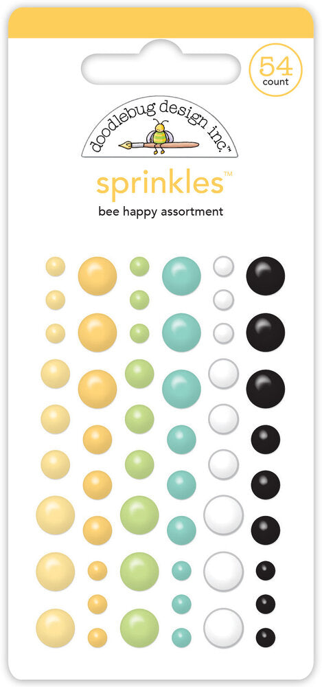 Doodlebug Design - Bee Happy Assortment Sprinkles