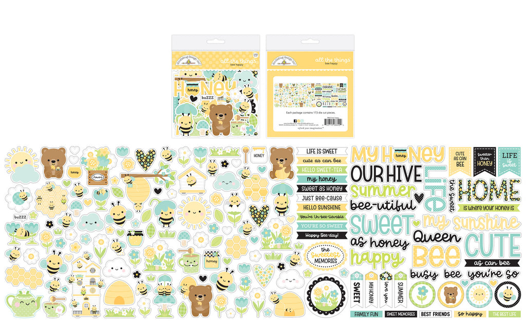 Doodlebug Design - Bee Happy Die-Cuts All The Things