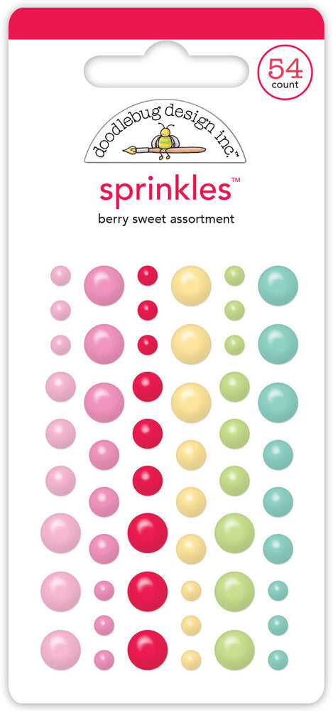 Doodlebug Design - Berry Sweet Assortment Sprinkles