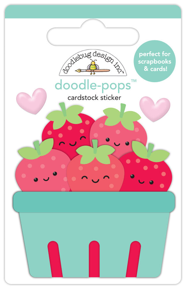 Doodlebug Design - Berry Sweet Basket Doodle-Pops