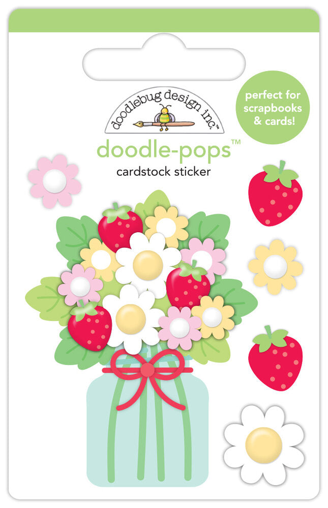 Doodlebug Design - Berry Sweet Bouquet Doodle-Pops