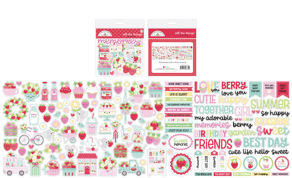 Doodlebug Design - Berry Sweet Die-Cuts All The Things