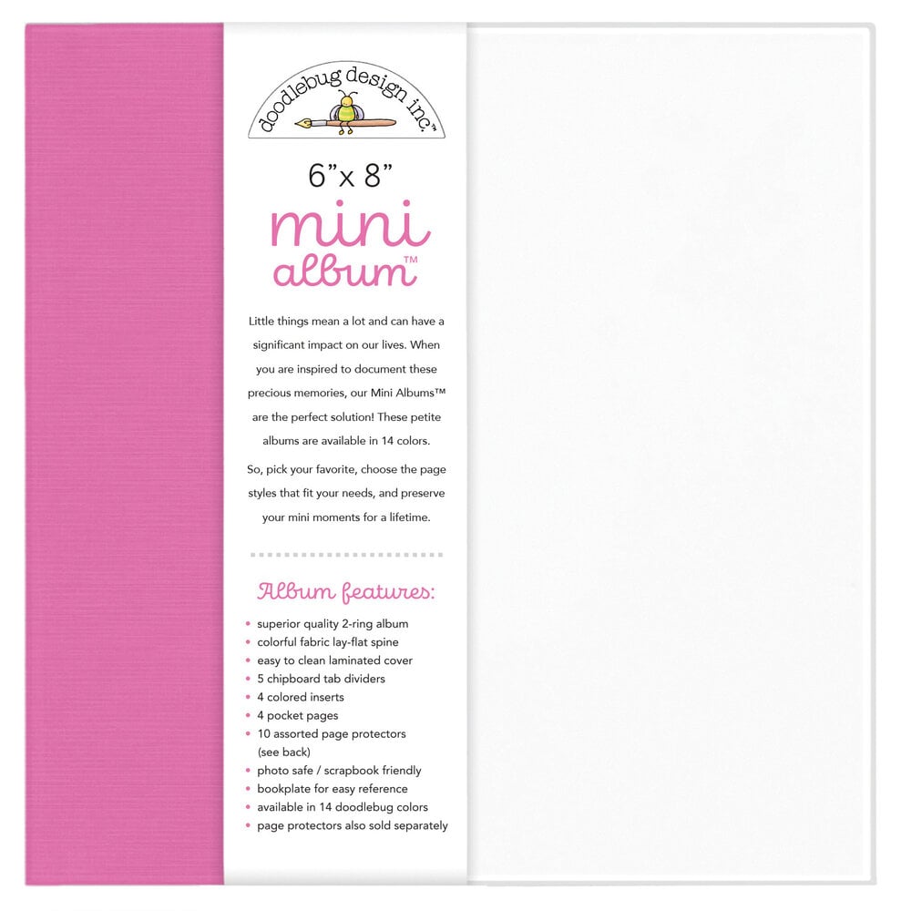 Doodlebug Design - 6x8" Album Bubblegum