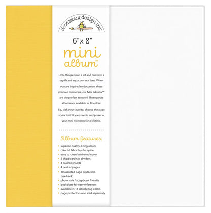 Doodlebug Design - 6x8" Album Bumblebee