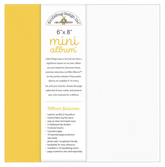 Doodlebug Design - 6x8" Album Bumblebee