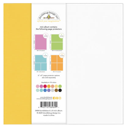 Doodlebug Design - 6x8" Album Bumblebee