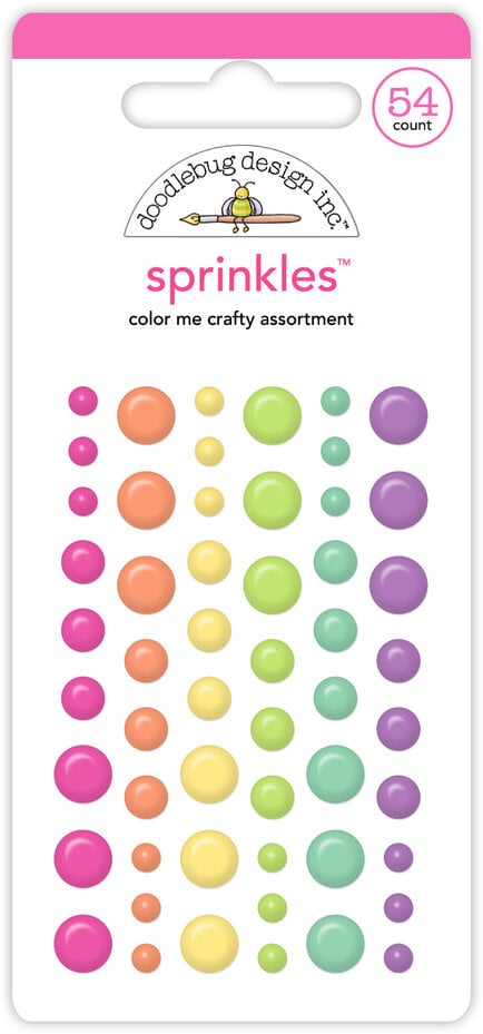 Doodlebug Design Color Me Crafty Assortment Sprinkles (9062)