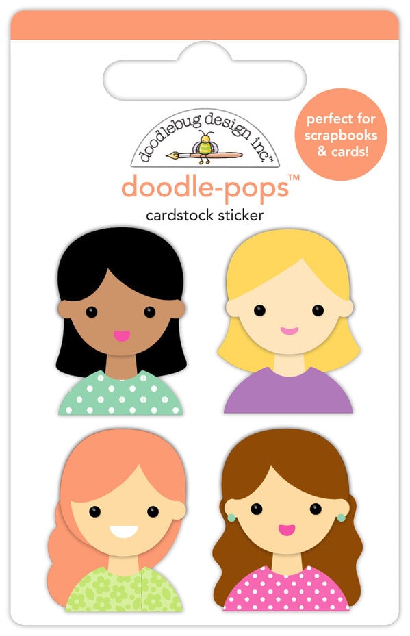 Doodlebug Design Color Me Crafty Bff'S Doodle-Pops (9068)