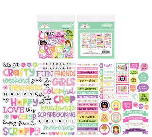 Doodlebug Design Color Me Crafty Chit Chat (9091)
