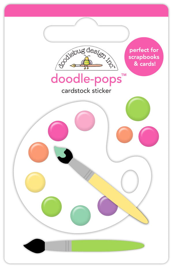 Doodlebug Design Color Me Crafty Color Me Happy Doodle-Pops (9067)