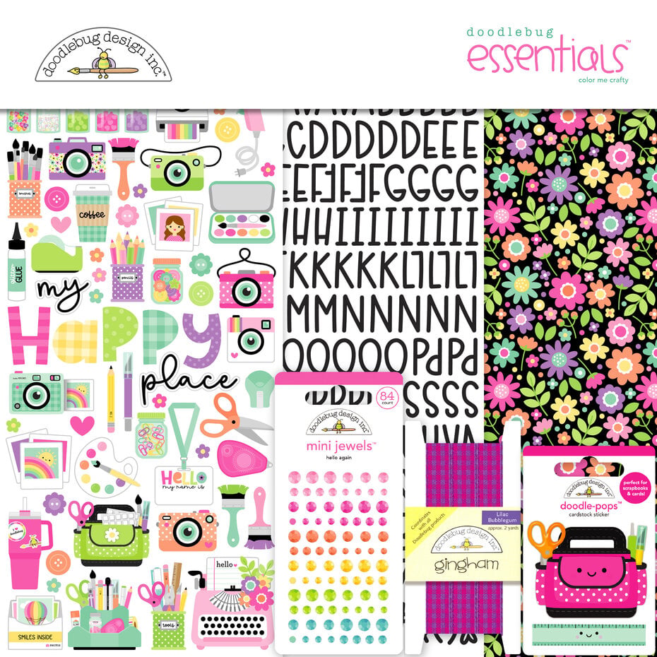 Doodlebug Design Color Me Crafty Essentials Kit (9113)