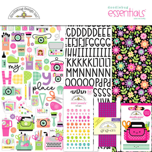Doodlebug Design Color Me Crafty Essentials Kit (9113)
