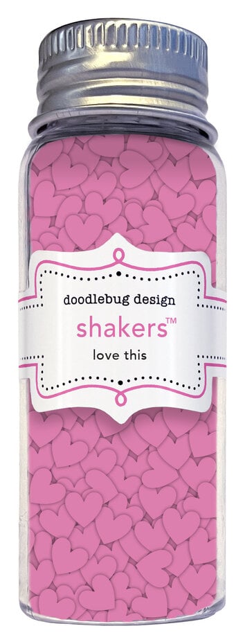 Doodlebug Design Color Me Crafty Love This Shakers (9074)