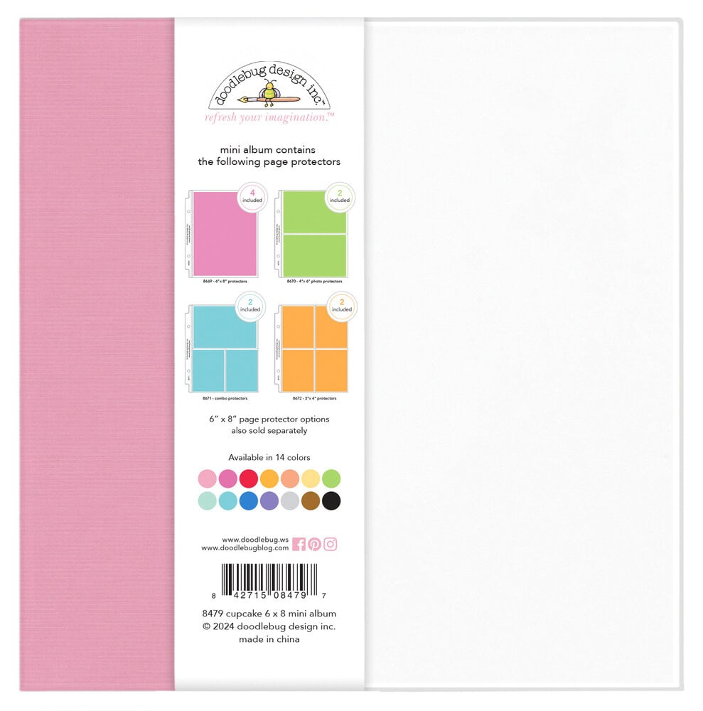 Doodlebug Design - 6x8" Album Cupcake