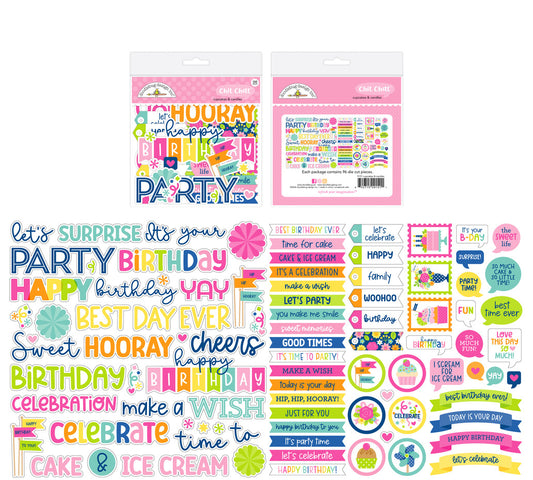 Doodlebug Design Cupcakes & Candles Chit Chat (9151)