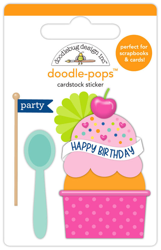 Doodlebug Design Cupcakes & Candles Doodle-Pops Sundae Sprinkles (9130)
