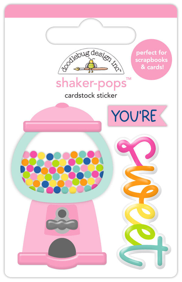 Doodlebug Design Cupcakes & Candles Shaker-Pops You're Sweet (9128)