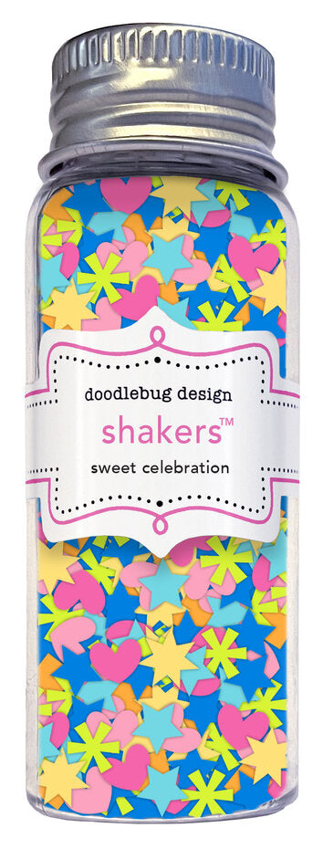 Doodlebug Design Cupcakes & Candles Shakers Sweet Celebration (9136)