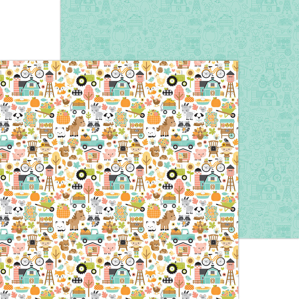 Doodlebug Design - Farmhouse Paper Pack 12x12"