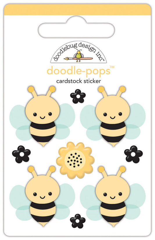 Doodlebug Design - Farmhouse Busy Bees Doodle-Pops