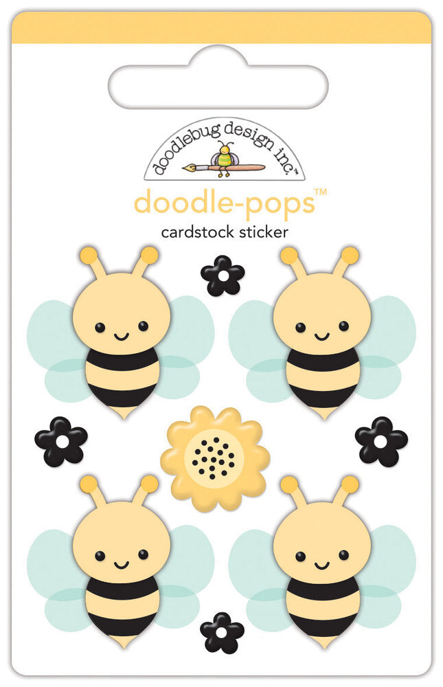 Doodlebug Design - Farmhouse Busy Bees Doodle-Pops