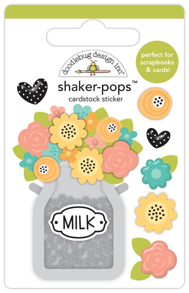 Doodlebug Design - Farmhouse Cream Of The Crop Shaker-Pops