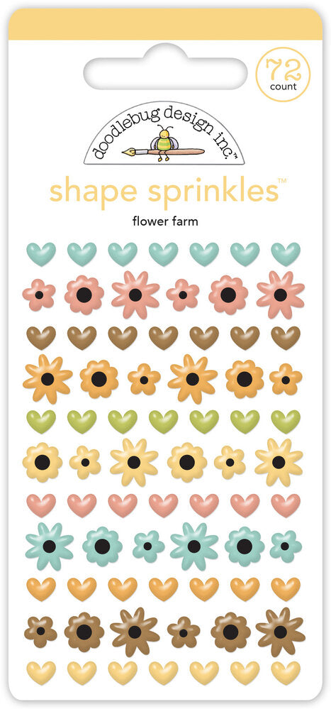 Doodlebug Design - Farmhouse Flower Farm Shape Sprinkles