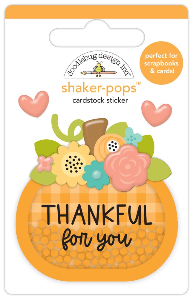 Doodlebug Design - Farmhouse Thankful For You Shaker-Pops