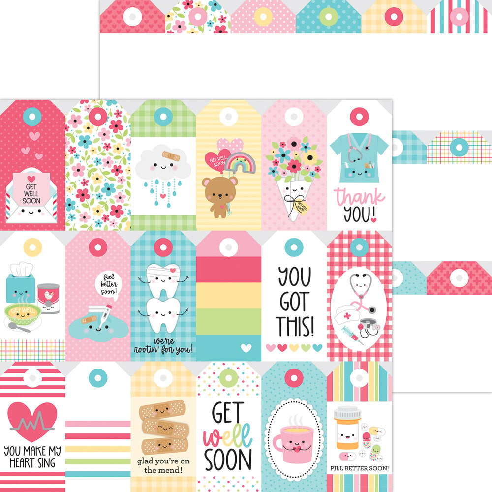 Doodlebug Design - Happy Healing Paper Pack 12x12"