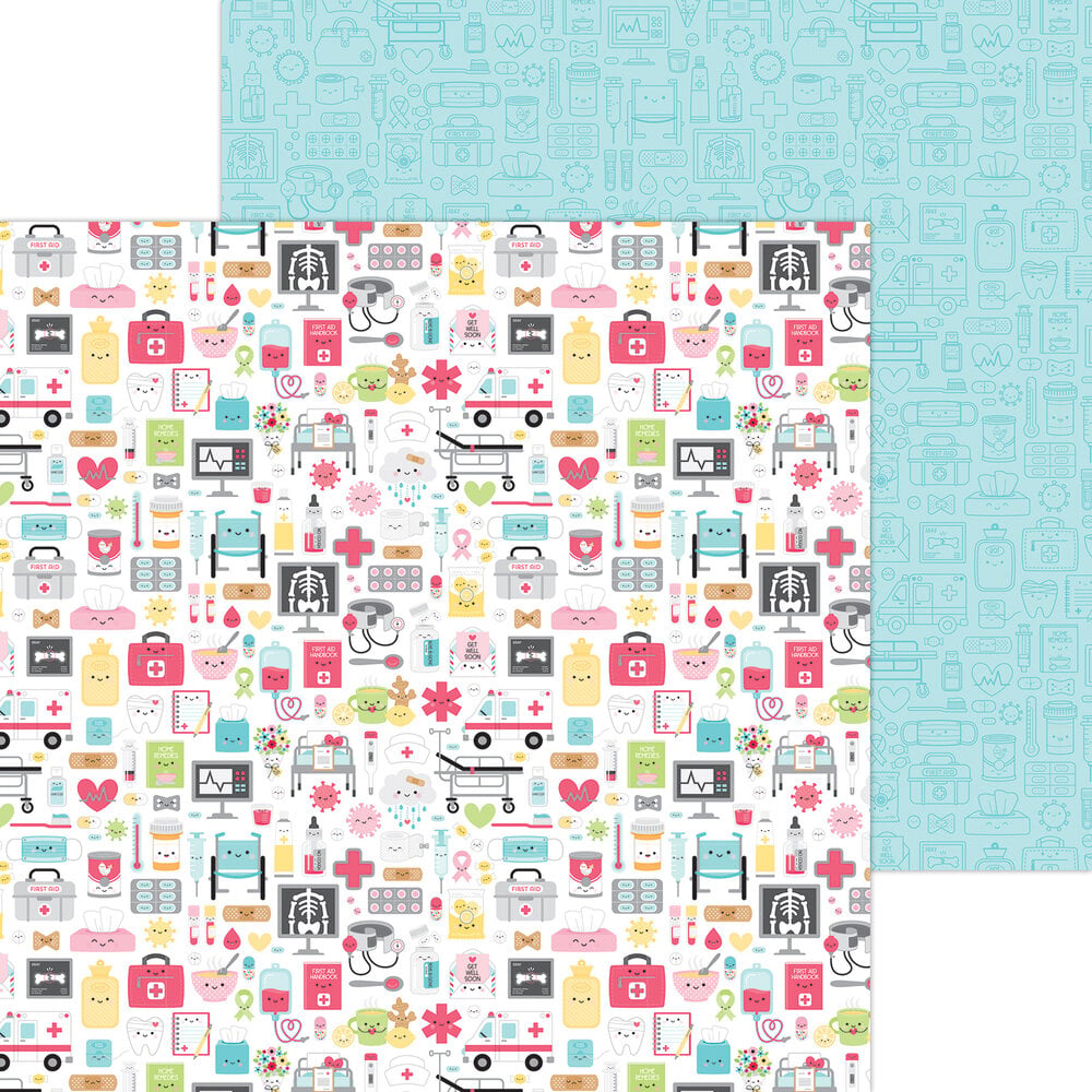 Doodlebug Design - Happy Healing Paper Pack 12x12"