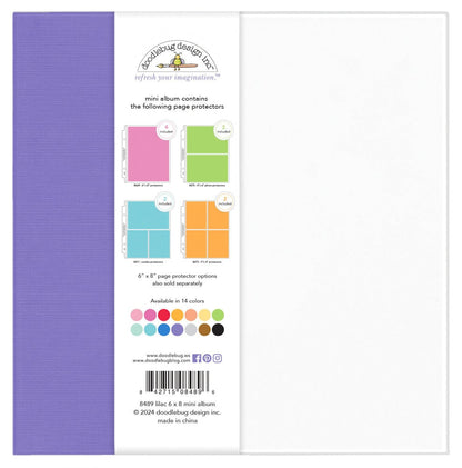 Doodlebug Design - 6x8" Album Lilac