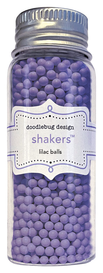 Doodlebug Design - Lilac Balls Shaker Balls