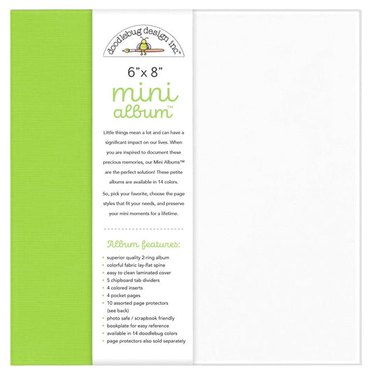 Doodlebug Design - 6x8" Album Limeade