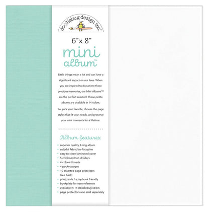 Doodlebug Design - 6x8" Album Mint